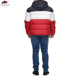 New Arrival Men's Heavy Duty Winter Puffer <b>Jacket</b> Breathable Mandarin Collar Bamboo <b>Lining</b> Best Quality Fashionable Canvas - Product Image 2