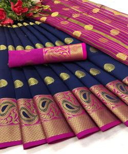 Saree en filet de mariée élégant pour femme avec travail fantaisie et beau chemisier prêt à l'emploi pour les occasions spéciales - Product Image 6