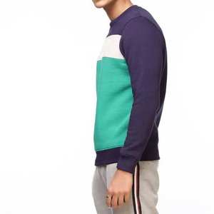 เสื้อสเวตเตอร์ผ้าฝ้ายแขนยาวสำหรับผู้ชายเสื้อสเวตเชิ้ตแบบลำลองสำหรับฤดูหนาวโลโก้ตามสั่งมีให้เลือกทุกขนาด - Product Image 3