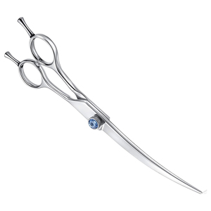 Meilleurs ciseaux de toilettage pour animaux de compagnie avec vis réglable Ciseaux de toilettage pour cheveux Finition miroir Double repose-doigt Allemand - Product Image 1