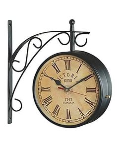 Reloj de pared analógico moderno personalizado de doble cara, reloj de pared diseño único para decorativo de sala de estar, dormitorio, cocina, regalo. - Product Image 6