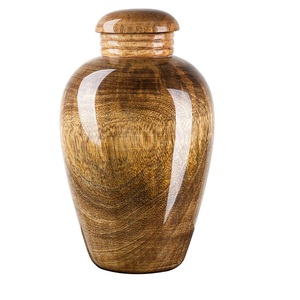 Urnes de crémation d'aspect royal pour les cendres funéraires urnes de cendres funéraires urnes de crémation en bois de cendres de corps humain - Product Image 4