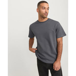 เสื้อยืดโอเวอร์ไซส์ผู้ชาย ผ้าฝ้าย 100% เนื้อหนา พิมพ์โลโก้ได้ ล้างสีแบบวินเทจ ไซส์ใหญ่ คุณภาพสูง สไตล์สตรีทแวร์ - Product Image 5