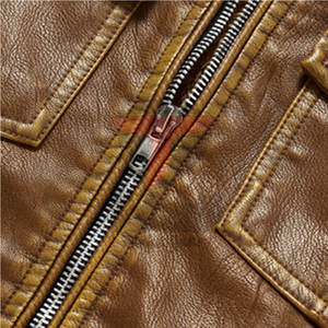 Meilleure vente gilet en cuir véritable pour hommes Style décontracté haute qualité col en v respirant à la mode automne utilisation vêtements d'extérieur personnalisés - Product Image 6