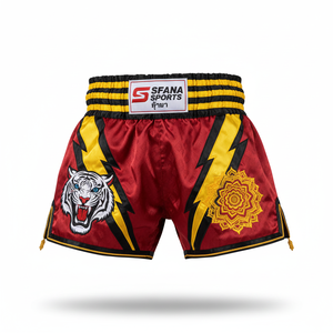 Pantalones Cortos de Muay Thai y Kickboxing para Hombre SFANA SPORTS, Secado Rápido, Transpirables y Duraderos para MMA, Boxeo y Entrenamientos Regulares en el Gimnasio - Product Image 3