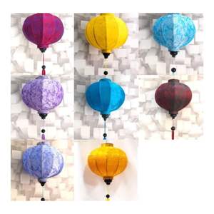 LIBRE COMERCIO HOI AN LINTERNAS DE SEDA ALTA CALIDAD A PRUEBA DE AGUA Y DECORACIÓN AL AIRE LIBRE PLEGABLE LINTERNA DE SEDA EN VIETNAM LISTO EXPORTACIÓN - Product Image 6