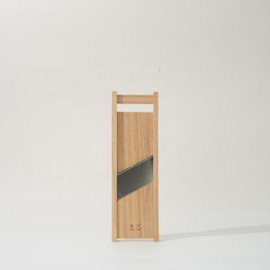 Mandoline professionnelle 5 mm avec protège-main breveté, <span class=keywords><strong>coupe</strong></span>-légumes en bois massif pour oignon et pomme de terre - Product Image 1