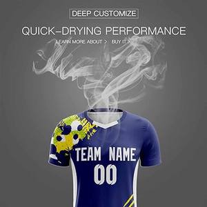Akliex Impression personnalisée Maillot de football par sublimation Uniformes de football Vêtements de sport Maillots de football pour entraînement d'équipe - Product Image 6