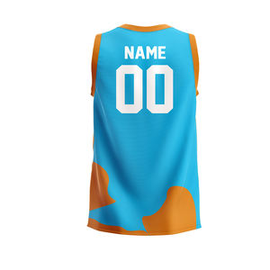 Maillot de football respirant pour jeunes 7 sur 7 en couleur unie 100% polyester Design de sublimation personnalisé Maillot de football drapeau 7v7 - Product Image 3