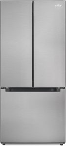 30 pulgadas y 18.5 cu. pies cúbicos pies. Refrigerador con Puerta Francesa de Profundidad Reducida, Tres Puertas y Congelador Profundo en Acero Inoxidable (KM-RERFDSS) - Product Image 1