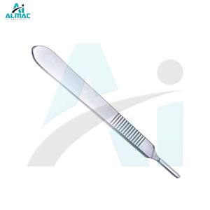 Instrumento quirúrgico con mango de bisturí de acero inoxidable ALMAC OEM para uso a largo plazo en hospitales, prácticas clínicas veterinarias CE ISO - Product Image 2