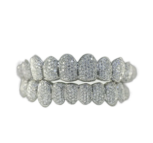Custom Iced Out Diamond Grillz for Hip Hop Fashion Premium Quality for Parties and Photoshoots for Gifts and Engagements - Product Image 1