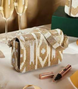 Monedero con cinturón cruzado bordado para damas - Product Image 3