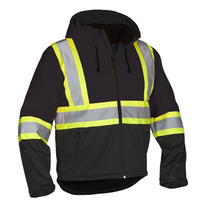 High Quality <b>Work</b> Wear Safety Hi Vis Jacket Security Protection Rain Safety Workwear <b>Waterproof</b> Jacket With Multi Pockets - Product Image 5