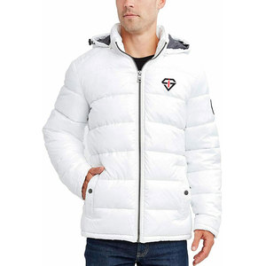 Custom Color Custom Logo Men's Winter Streetwear Style <b>Waterproof</b> Windproof Nylon Puffer <b>Jacket</b> <b>Thin</b> Stand Collar Front Zip High - Product Image 1