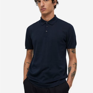 Polo de golf con cuello de solapa para hombre, camiseta de 50% Algodón, 50% poliéster, logotipo personalizado, precio competitivo - Product Image 1