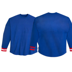 Sweat-shirt à manches longues Spirit en coton uni pour femmes, tenue décontractée d'extérieur à col rond, grande taille avec chemises à logo - Product Image 5