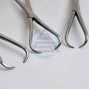 Stainless Steel Manual Bone Reduction Forceps <b>Orthopedic</b> Curved <b>Surgical</b> Long Ratchet Pointed Jaw <b>Instruments</b> - Product Image 4