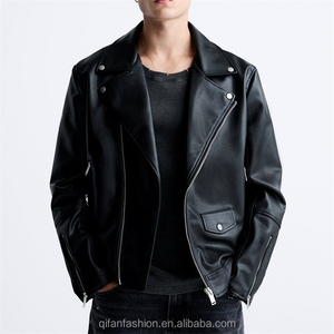 Veste en cuir pour homme de haute qualité de meilleur fournisseur de différentes tailles vente directe d'usine Veste en cuir pour homme - Product Image 3