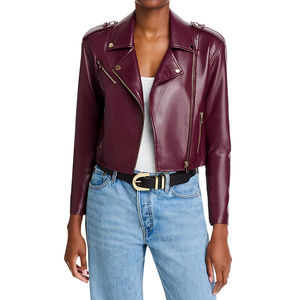 Ropa informal para mujer, chaqueta de cuero genuino de tendencia superior, chaquetas de cuero de moda para mujer, ropa de invierno - Product Image 1