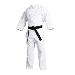 Combinaisons en polyester de haute qualité approuvées par le wkf personnalisées Offre Spéciale l'uniforme léger de karaté gi en coton blanc pour arts martiaux - Product Image 1