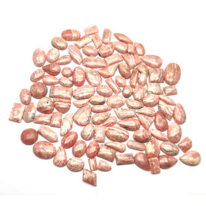 โรโดโครไซต์สีชมพูธรรมชาติ ขนาด 10-20 มม. รูปทรงสี่เหลี่ยมรี รูปทรงหยดน้ำ คาโบชอง น้ำหนัก 215.74 กรัม ล็อต Iroc Sales ฟรีค่าจัดส่ง รูปทรงคละแบบ อัญมณีเม็ดเดี่ยว - Product Image 2