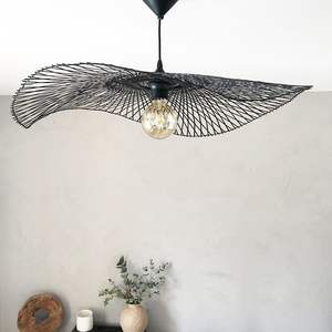 Vietnamese OEM ODM Supplier's Indoor Rustic Boho Bamboo <b>Rattan</b> <b>Pendant</b> Lampshade Natural Sustainable Minimalist Traditional - Product Image 3