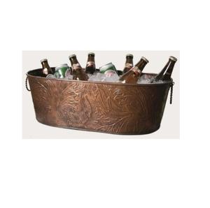 Baignoire à bière design en cuivre, idéal pour les mariages, fêtes, bière, vin, fournitures de bar - Product Image 1