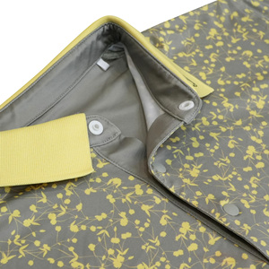 Chemises de golf tricotées pour hommes, manches courtes, imprimées numériquement, design personnalisé sur le devant, anti-rides, séchage rapide, respirantes, polyester, OEM/ODM - Product Image 3