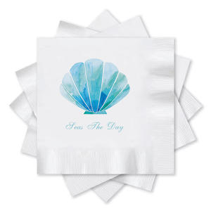 कस्टम लोगो शादी कॉकटेल के साथ उच्च गुणवत्ता वाले कस्टम मुद्रित पेपर नैपकिन - Product Image 3