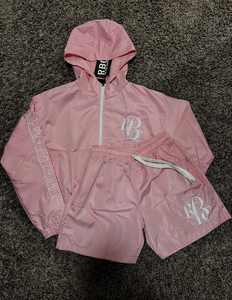 Venta caliente parche bordado chaqueta y chándal corto logotipo personalizado Color Block Zip up Windbreaker Sweatsuit para hombres - Product Image 4