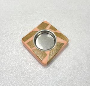 Brûleur d'encens en cristal écologique en résine époxy et incrustation de bois, décoration de luxe pour la maison, taille personnalisée polie, brûleur de charbon de bois, porte-oud - Product Image 5