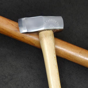 Marteau de maréchal-ferrant de vente chaude marteau de foulage robuste manche en bois acier au carbone pour le rainurage et la mise en forme des ongles - Product Image 6