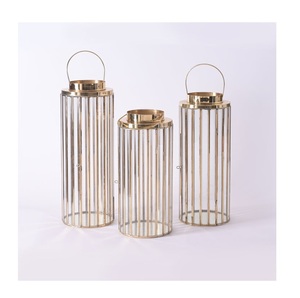 Classic <b>Large</b> Vintage Metal Hanging <b>Lantern</b> Golden Home & Garden Decor for Christmas Wood Candle Holders & <b>Lanterns</b> - Product Image 3