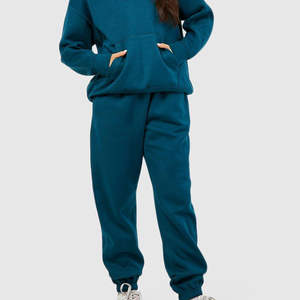 Chándales Deportivos Unisex para Mujer, Corte Ajustado, Logotipo Personalizado, Felpa Técnica, Chándal para Correr, Traje Deportivo - Product Image 6