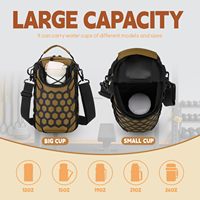Tactique fort boutons magnétiques grande capacité sac de sport 26oz bouteille d'eau porte-accessoires 900D Polyester minuscule aimant sacs
