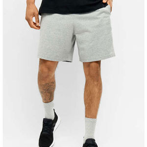 Short de gymnastique de compression pour hommes avec poche, vêtements de fitness et d'entraînement décontractés, shorts à motifs solides, brodés, vente en gros - Product Image 1