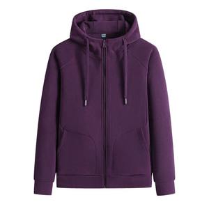 Loose Fit <b>Hoodie</b> for <b>Men</b> with Zipper Drawstring Long Sleeve Fleece <b>Lined</b> Spring Autumn New Style Male Top Wear - Product Image 2