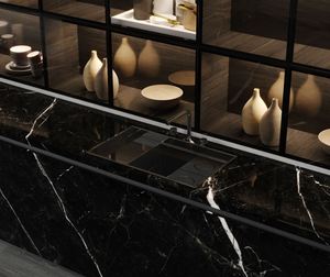 Custom Kitchen & Bathroom Vanity <b>Tops</b> Porcelain Natural Stone Countertops Carrara Calacata Hotel Project Prefab Cut Quartz Size - Product Image 1