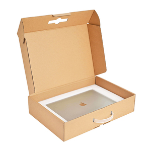 Impresión personalizada logotipo electrónica embalaje cajas de envío cartón corrugado portátil cajas de correo - Product Image 6