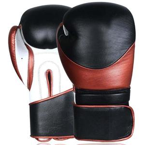 Gants de boxe professionnels en gros pour l'entraînement au combat Design personnalisé, cuir de vachette original et logo OEM - Product Image 2