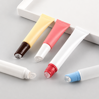 Tube de crème pour les yeux avec applicateur à bille roulante de 4,8 ml |   Tube de lotion corporelle en plastique à presser