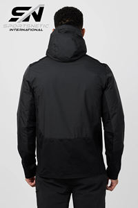 ชุดเซ็ตเสื้อแจ็คเก็ตและกางเกงขายาวแบบมีซิปสำหรับผู้ชาย ปี 2026 ผลิตตามสั่ง ขายส่ง พร้อมโลโก้สะท้อนแสง ผลิตจากไนลอน 100% น้ำหนักเบา กันลม - Product Image 2