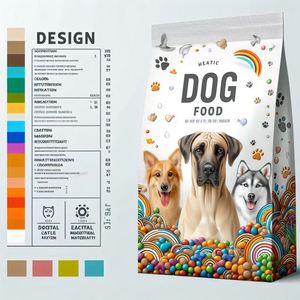 ถุงอาหารสุนัขสำหรับก๋วยเตี๋ยวเจลลี่ป้องกันความชื้นด้านบนถุงซิปเก็บความร้อนปรับแต่งได้15กก./20กก. (40lb) - Product Image 5