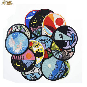 แผ่นแปะปักลายดอกไม้ PVC งานทำมือสำหรับเสื้อผ้าขอบเมอร์โรว์ส่วนตัวผ้าพีวีซีงานออกแบบได้อย่างสบายสไตล์ที่ดีที่สุด - Product Image 3