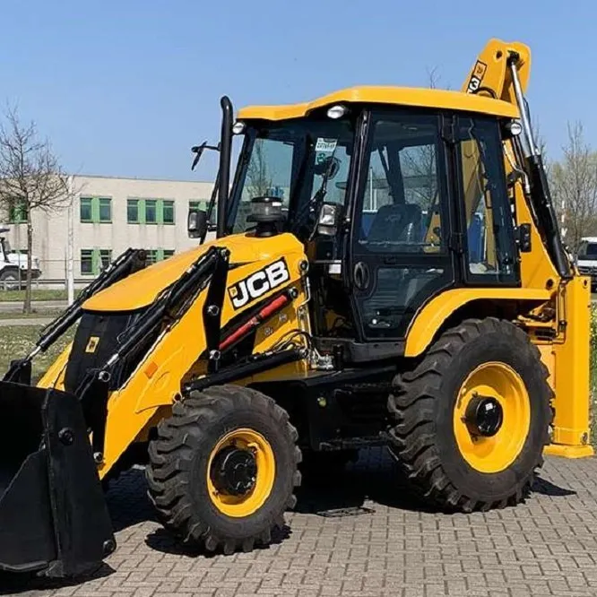 Oldukça kullanılmış kazıcı yükleyici JCB 4x4 tekerlek 20 ton kazıcı yükleyici JCB 3CX 4CX kazıcı ekskavatör yükleyici