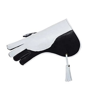 Gants de faucon en cuir de vache véritable de la meilleure qualité pour l'entraînement en plein air Gants de chasse de haute qualité avec caractéristiques personnalisées - Product Image 2