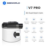 Cámara de salpicadero dual 1080p con GPS, modo Beidou, 4G LTE, para colocación en el salpicadero, con aplicación Android y vista de seguimiento desde PC para distribuidores