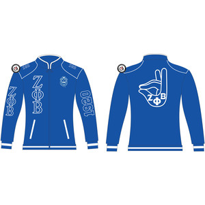Zeta Phi Beta หนังแข่งเสื้อแจ็คเก็ตรถจักรยานยนต์ขายส่งคุณภาพสูงที่กําหนดเองแฟชั่นสมาชิกและแจ็คเก็ตพี่น้อง - Product Image 1