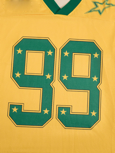 Camiseta de fútbol americano de manga corta personalizada para hombre, bordado, nombre y número de vaqueros, característica transpirable - Product Image 3
